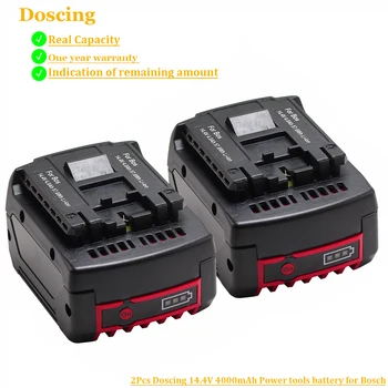 

14.4V 4000mah 25614 17614-01 GDR 14.4 V-LI-MF for BOSCH cordless Electric drill screwdriver BAT607 BAT607G BAT614 BAT614G