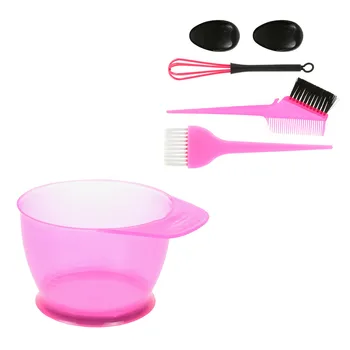 

5Pcs Hair Dying Tools Set DIY Hair Coloring Hairdressing Brushes Combs Mixing Bowl Pro Salon Hair Dye Tint Hair Styling Tool Kit