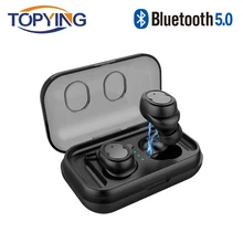 Беспроводные наушники с Bluetooth 5,0, новинка, водонепроницаемые наушники с басами, музыкальные наушники, процессор Apt-X, TWS, гарнитура, TWS, спортивные, беспроводные, Новинка