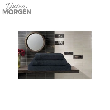 

Terry towel Guten Morgen, color: black