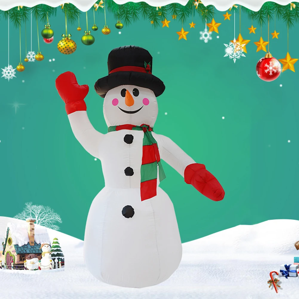 

2.4 M Holiday Figure Winter Christmas Decoration Outdoor Toy Inflatable Snowman Kids Portable Party Props Courtyard Santa Claus