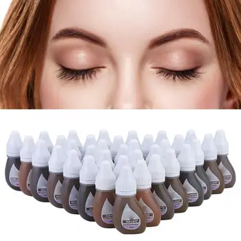 

36pcs 6 Colors Semi-permanent Microblading Long Lasting Tattoo Pigment Ink Set 108ml Permanent Makeup Pigment