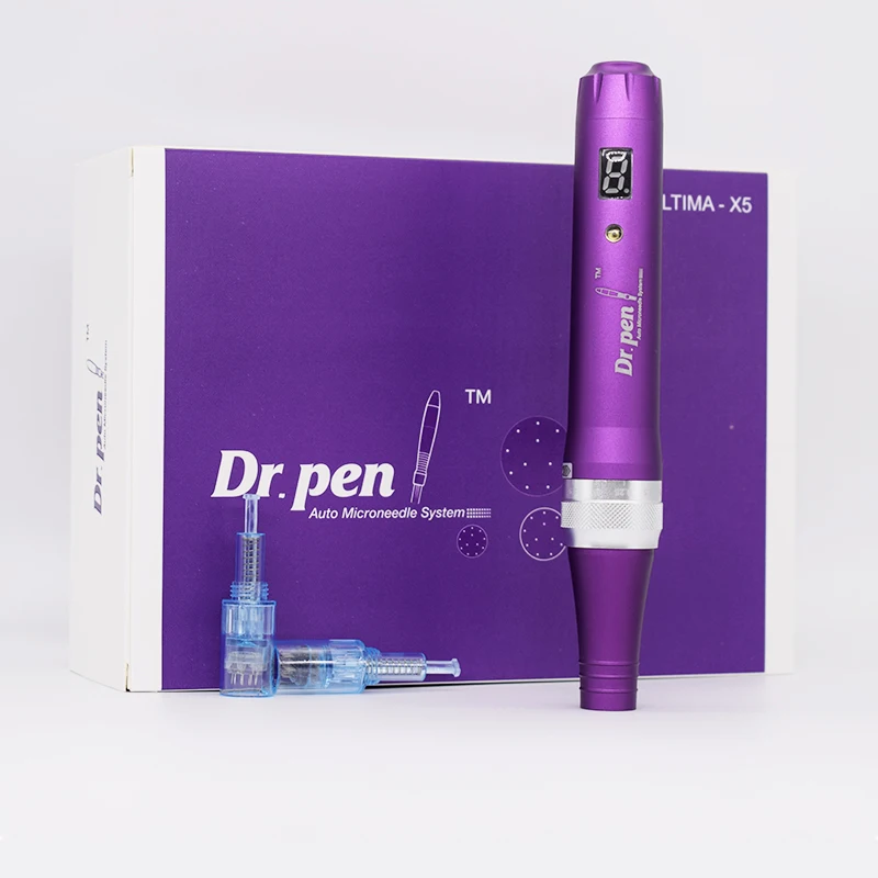 

New Speed Display Screen Dr.Pen X5-C Needle Cartridge Screw Tattoo Tips Auto Derma Den For Electric Micro Derma Therapy MTS