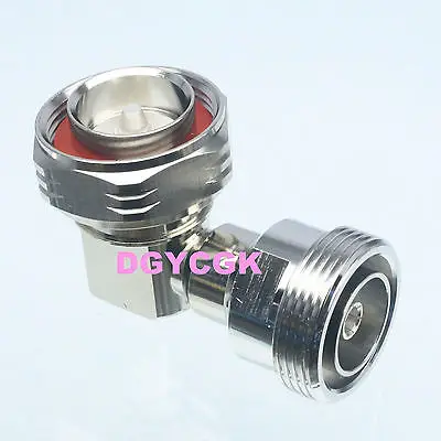 

DHL/EMS 5 Sets*Conversion Adapter 7/16 DIN male to 7/16 DIN female right angle RF connector -h2