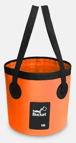 orange 20L Складное рыболовное ведро водонепроницаемый портативный 12-20L большой емкости хранения воды сумка Аксессуары для путешествий - Цвет: orange 20L