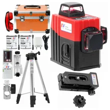 KaiTian, 12 линий, 3D лазерный уровень, Трипод, самонивелирующийся, 360, горизонтальные, поворотные, вертикальные лазеры, приемник, лучевая линия, Лазерные уровни, инструменты
