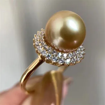 

High Quality Silver plated fittings Open Adjustable Blank Ring Settings Pearl Ring Mountings Fittings Jewellery Accessories