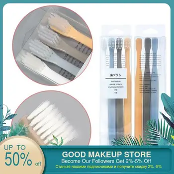 

4Pcs/set Adult Soft Bristle Small Head Toothbrush Tooth Brush Portable Travel Eco-friendly Teeth Brush Tooth Care Oral Hygiene