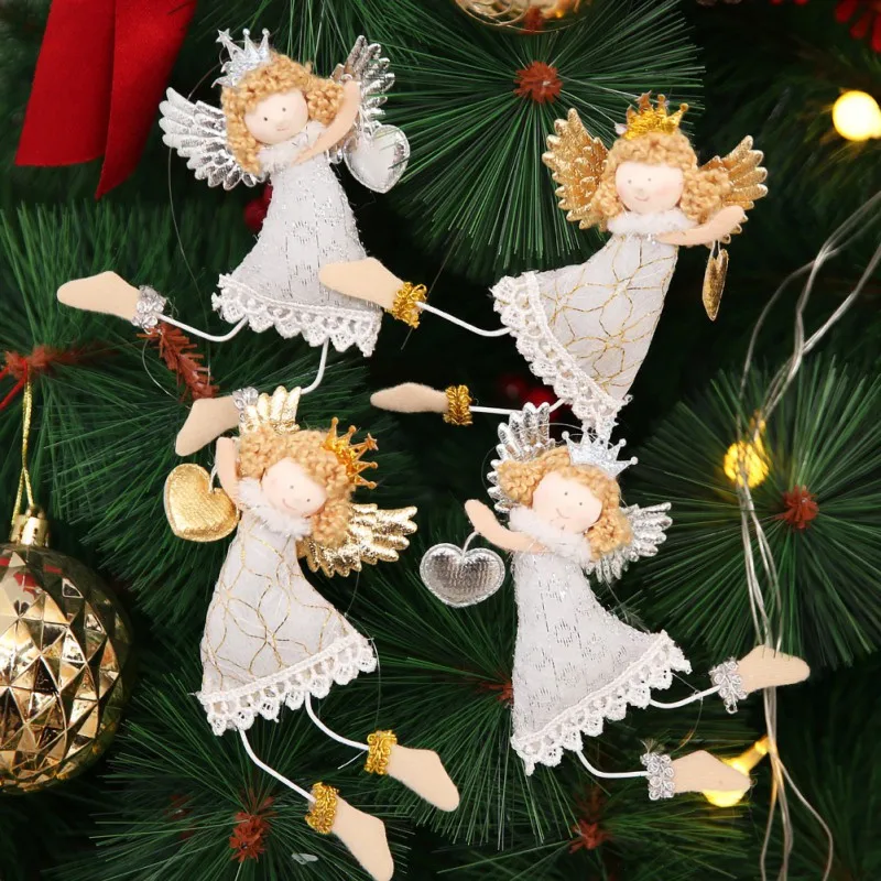 Christmas Doll Angel Christmas Tree Hanging Home Ornament Decoration Doll Pendant Toy Children's Gift