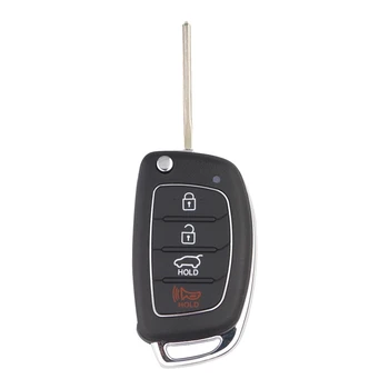 Keyforkessportachiavi a distanza Shell Fob 4 pulsanti Flip pieghevole per HYUNDAI Mistra Santa Fe Sonata Tucson Accent I30 I40 I45 lama TOY40 - YIQIXIN portachiavi a distanza Shell Fob 4 pulsanti Flip pieghevole per HYUNDAI Mistra Santa Fe