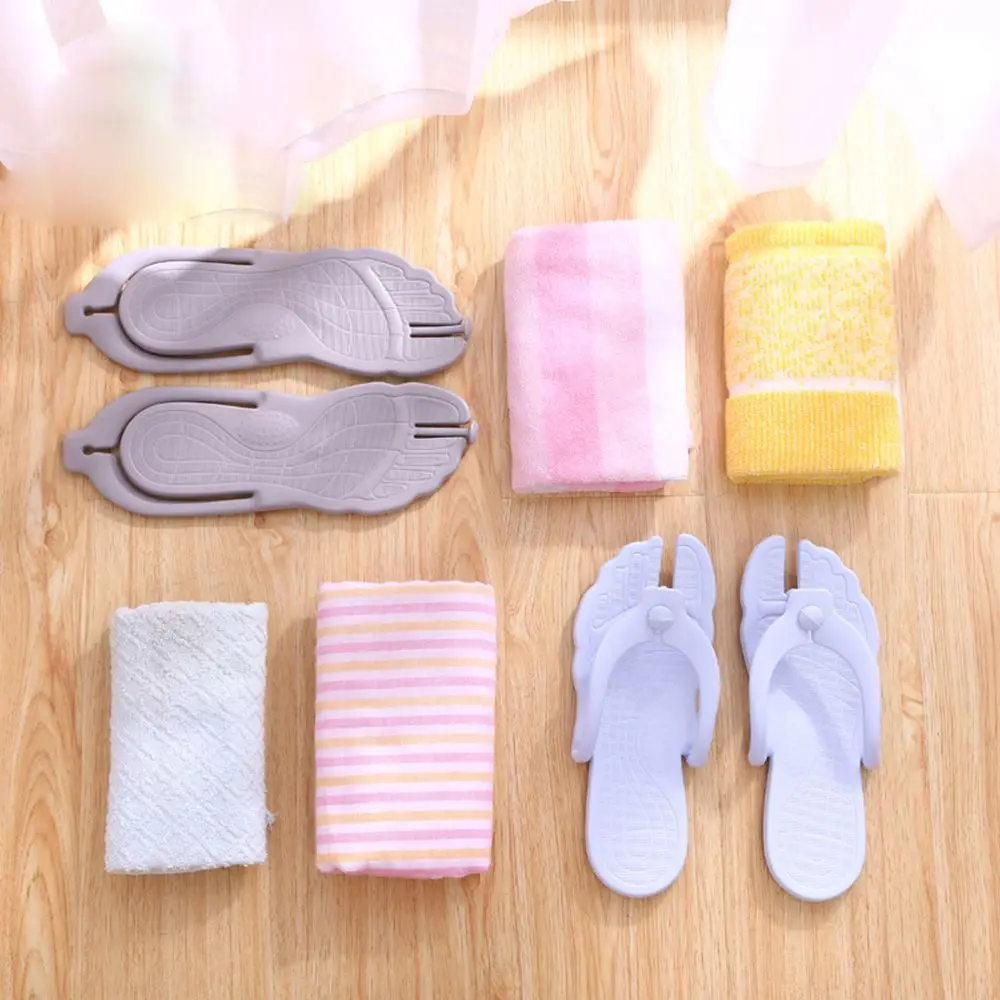 Slippers Flip-Flops Folding Travel Portable Couple Red Hotel ISKYBOB Bath Vibrato Beach-Net