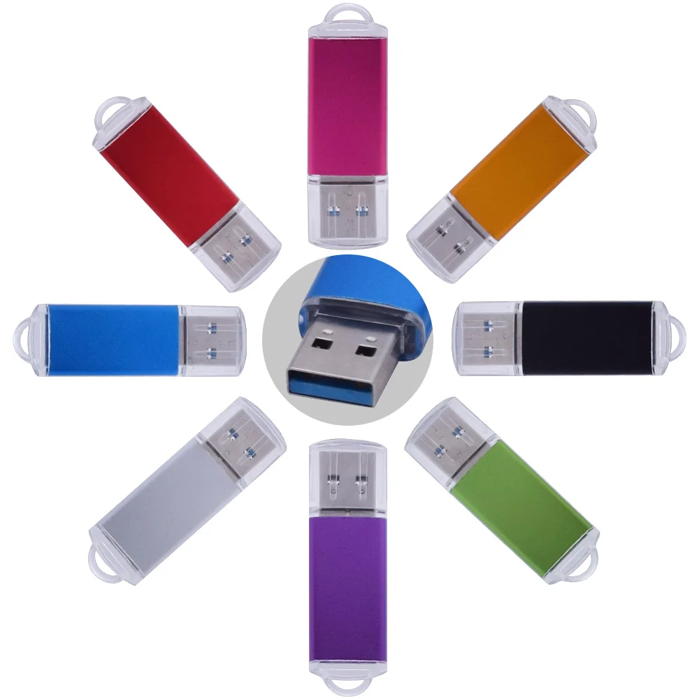 Металлический Usb флеш-накопитель с логотипом на заказ USB 64 гб 32 16 8 4 флешка 128 мб