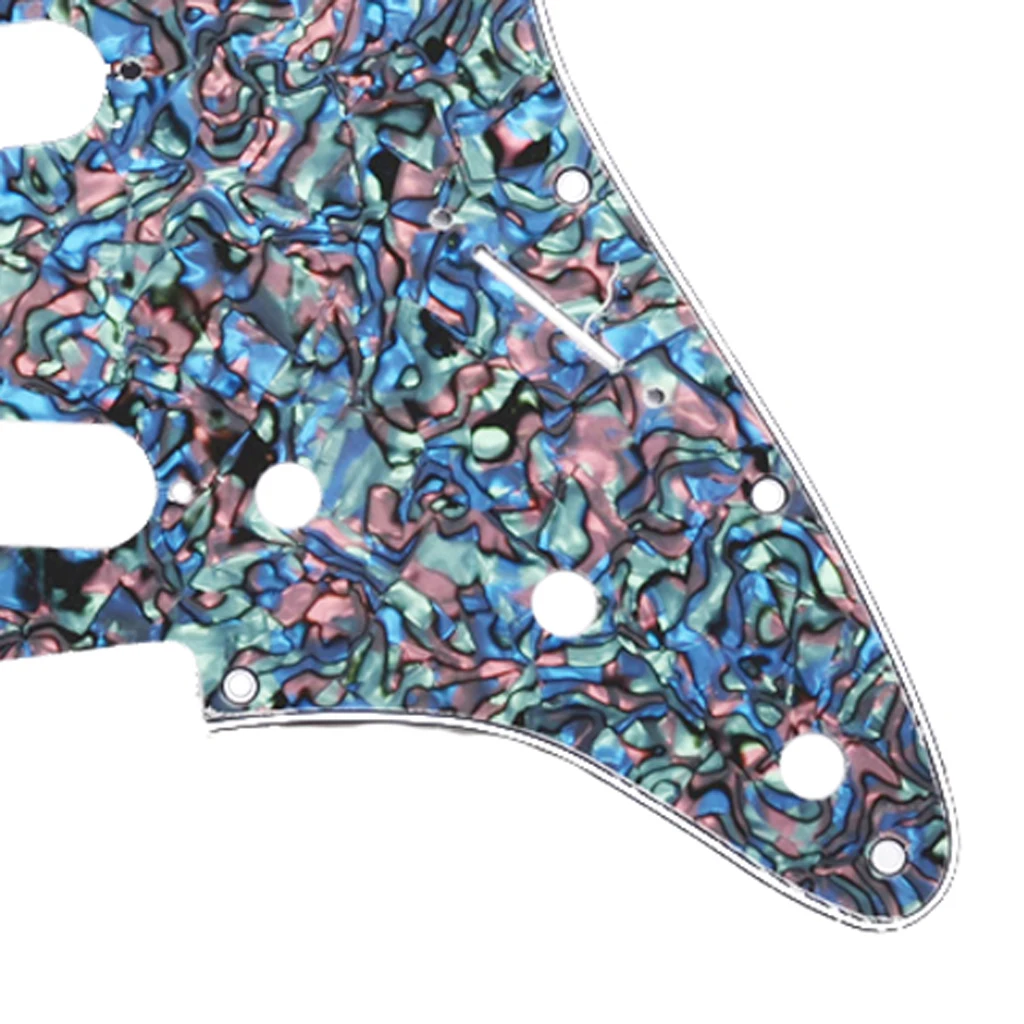3Ply SSS Scratch Plate Electric Guitar Pickguard for ST SQ  Guitar