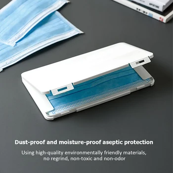 

Creative Mask Storage Box Mask Holder Portable Dust-Proof Moisture-Proof Children Student Mask Box Available In Multiple Colors