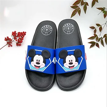 

Minnie Mickey Slippers Woman Summer Slippers Beach Sandals Fashion Cartoon Anime Slides Flat Toe Sandals Designer Slides