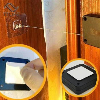 

Multifunctional Punch-free Automatic Sensor Door Closer ABS Automatic Door Closer Door Hardware Home Improvement Accessories