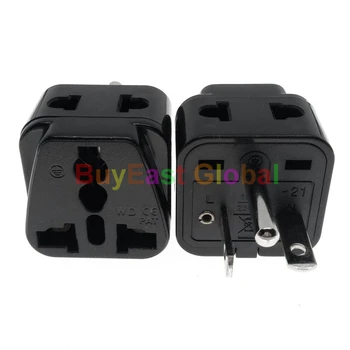 

(Pack 5) 2 IN 1 - US NEMA 6-20P Electrical Plug Adapter - AC 208/220/230/240V- 10A Max Black / White