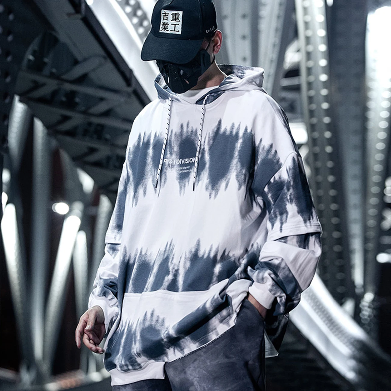 box logo cross moletom com capuz
