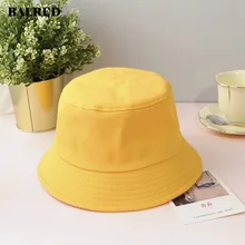 Сплошной цвет унисекс Рыбацкая шляпа летняя Складная Панама солнцезащитный крем для женщин Рыбалка охотничья шляпа мужчины Harajuku родитель-ребенок Кепка