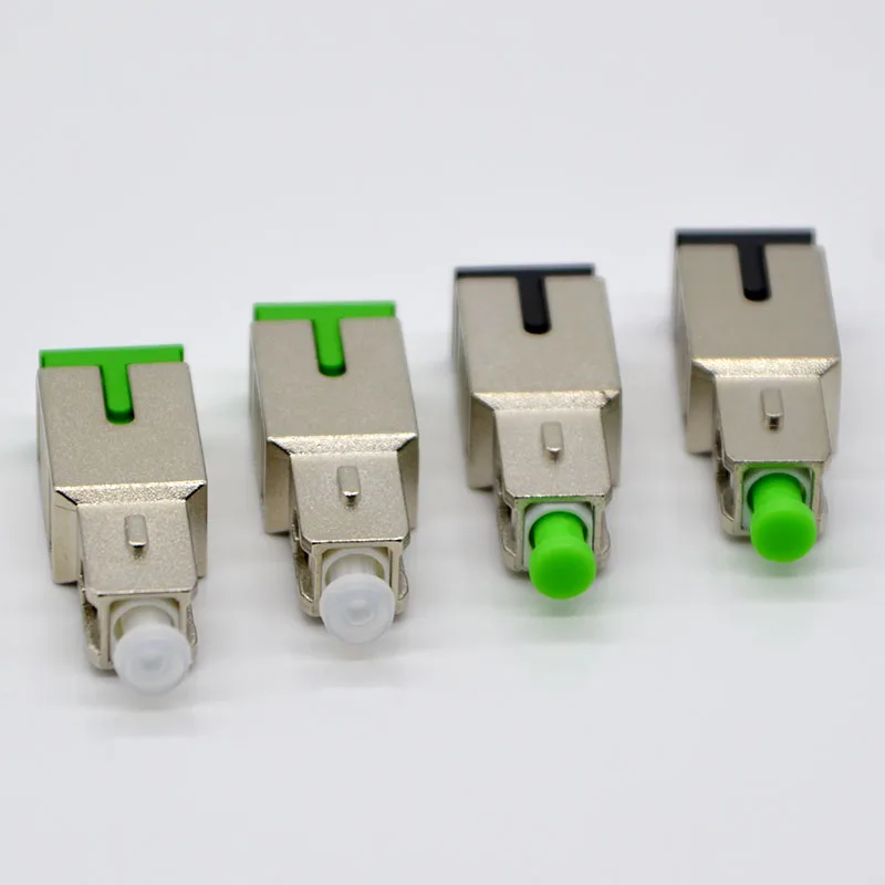 

10pcs NEW Optic Fiber Connector SC/APC Female-SC/UPC Male SM-9/125 Fiber Optic Adapter Flange Coupler Special Wholesale