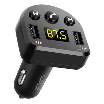 

FM Transmitter Bluetooth Car MP3 Player Hands Free Radio Adapter Kit USB Charger Bluetooth Player
