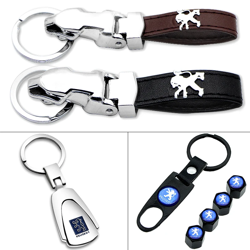 1pcs Car Keyring Auto Keychian Automobile Key Chain Accessories for Peugeots 107 108 206 207 308 307 508 2008 3008 Gadgets | Автомобили и