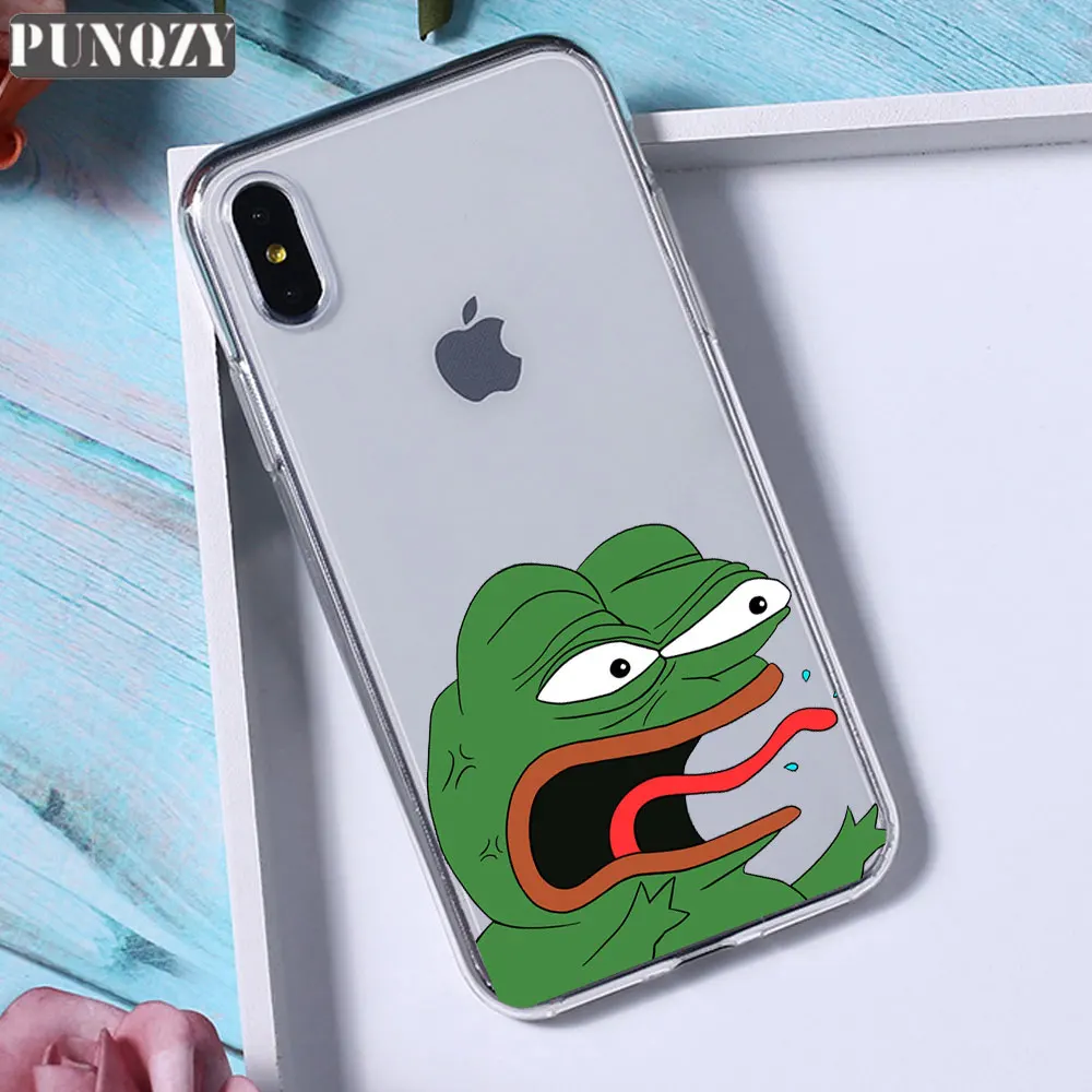 TPU A380 Забавный чехол для телефона Pepe The Frog Happy Cry fees Good Man для iPhone 11 pro max 6 6S 8 7 Plus 5 5S X XR XS MAX силиконовый чехол из ТПУ - Цвет: TPU A380
