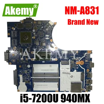 

SAMXINNO For Lenovo ThinkPad E570 E570C NM-A831 Laotop Mainboard NM-A831 Motherboard with i5-7200U CPU 940MX GPU