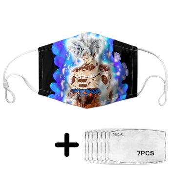 

Classic Anime Dragon Ball Print Mask Women Daily Going Outing Supplies Masks Ladies Dustproof Particle Mascarillas Boca Custom