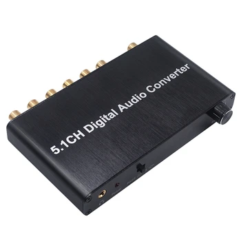 

5.1CH Digital o Converter Decoder SPDIF Coaxial to RCA DTS AC3 HDTV for Amplifier Soundbar
