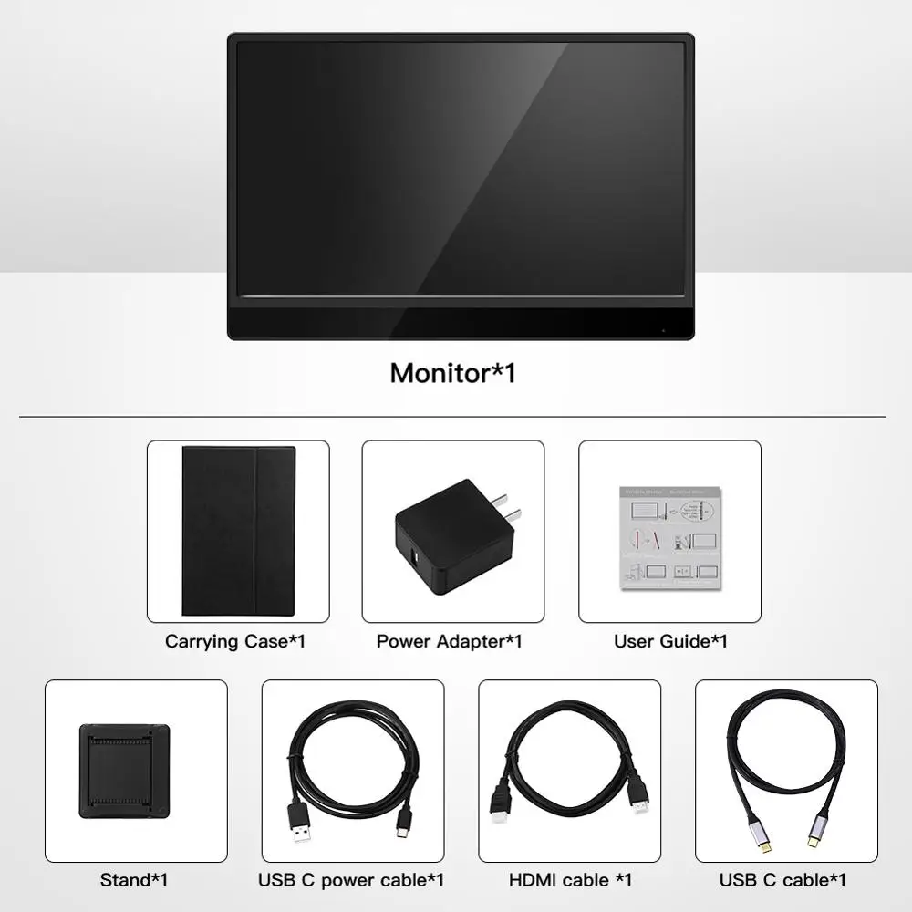 Eyoyo EM13R 13 3 &quotIPS портативный игровой монитор 72% NTSC HDMI Тип USB C ЖК экран FHD 1080P дисплей