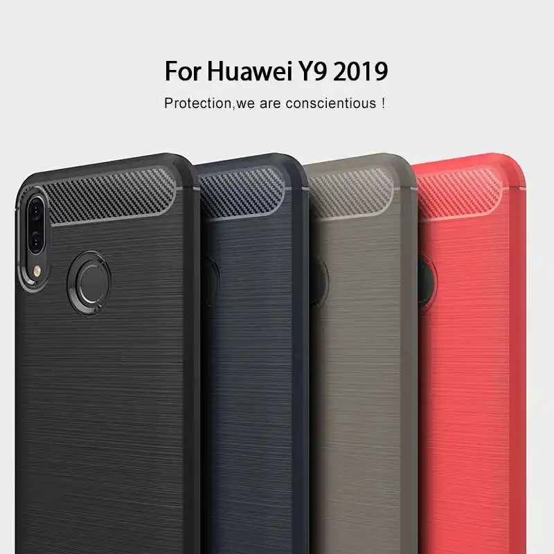 

Mokoemi Shock Proof Soft Silicone 6.5"For Huawei Y9 2019 Case For Huawei Y9 Prime 2019 Phone Case Cover