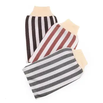 

3pcs Bath Gloves Double Sided Exfoliating Durable Body Scrubber Shower Gloves Cleaning Gloves for Men Women Lady