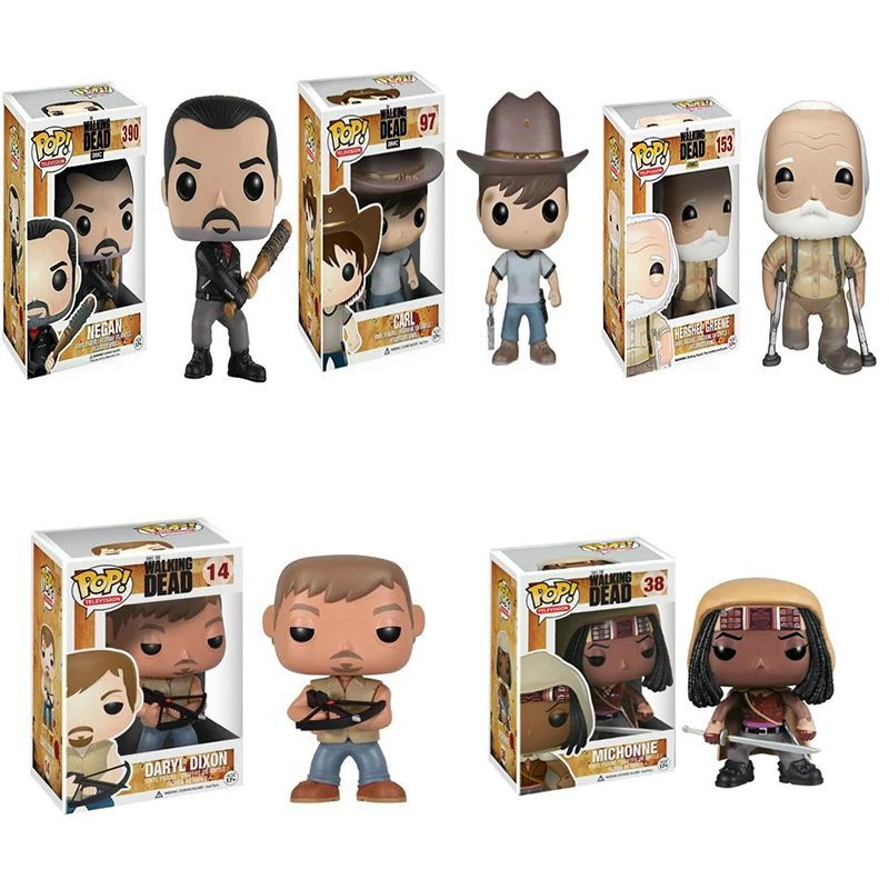 Funko POP The Walking Dead Negan Carl оригинальная коробка 10 см виниловые фигурки Детские игрушки