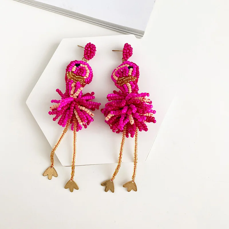 Новейший дизайн ручной работы бусы серьги-гвоздики в виде птицы для женщин Винтажный симпатичный с кристаллами кисточкой Шарм эффектный комплет ювелирного украшения moonrocy