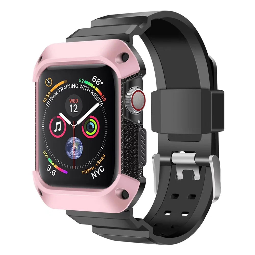 Прочный Защитный чехол Обложка с браслеты для наручных часов Apple Watch Series 4 UK
