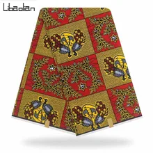 Гарантированное высокое качество принты ткань Нигерия Голландский Настоящий Воск голландский воск африканская ткань хлопок ткань F911-28