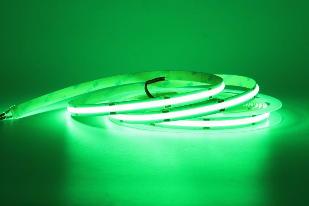 High Density COB Flexible LED Strip FCOB 480/528LEDs/m Led Lights Tape Warm/Nature/Cool White Linear Dimmable DC12V/24V
