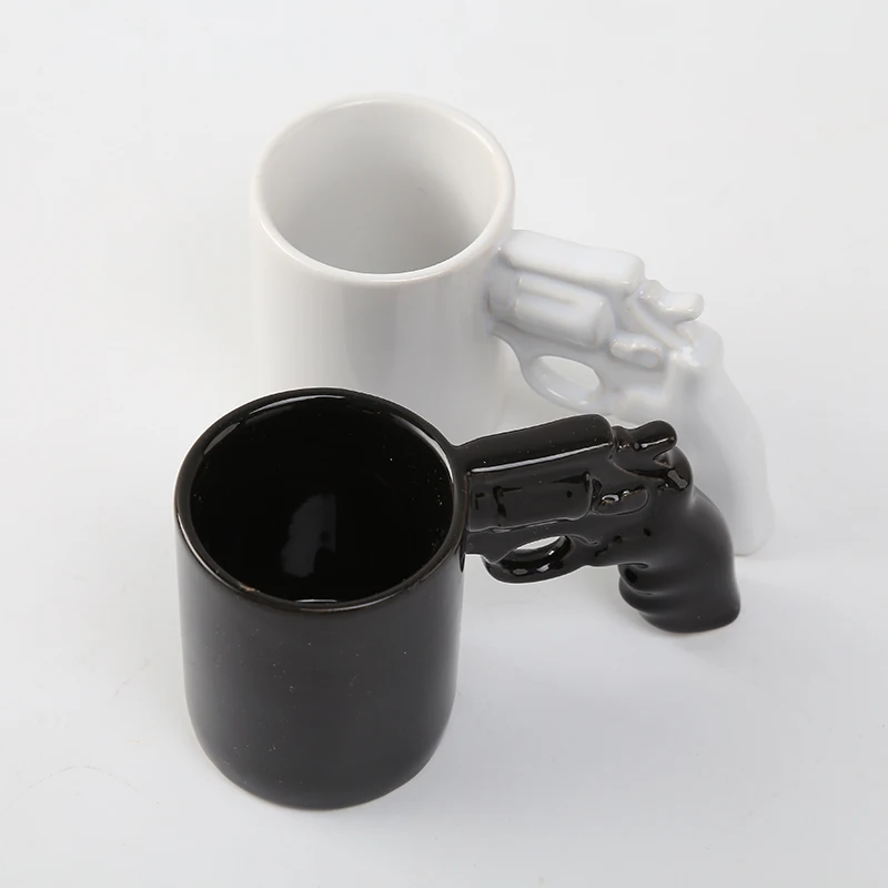 Черный 100 мл револьвер Creativecup кофе mugteacup офисные принадлежности, домашний декор кружка для кофе Mugcup гостиная