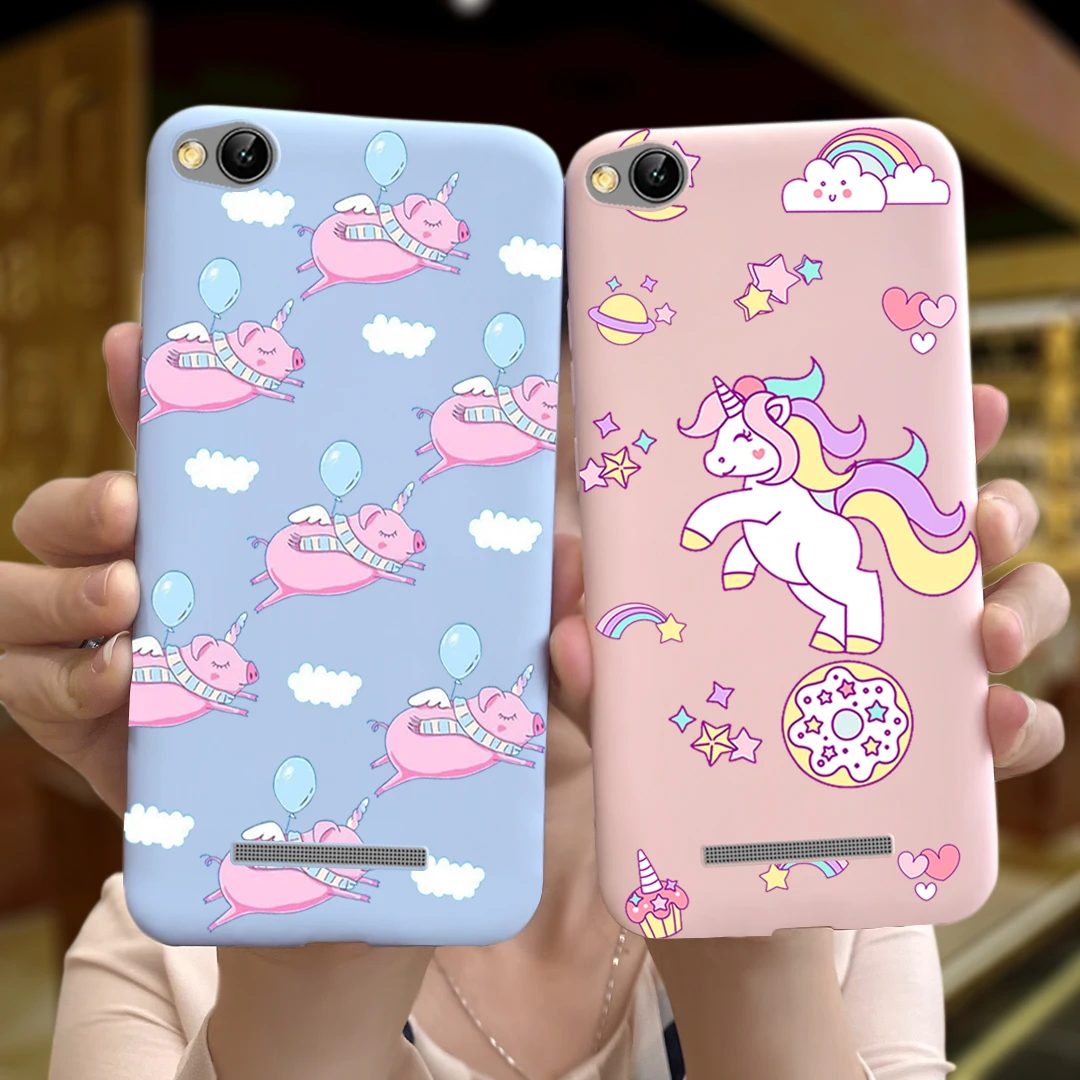 Lovely Cartoon Silicone Phone Case - Candy Color Soft Cover