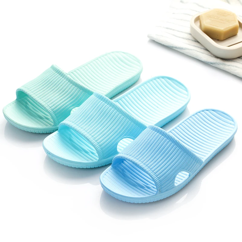 Summer Men Women Indoor Slippers Floor Flat Shoes Indoor EVA Flip Flops Lovers Non-slip Bathroom Home Zapatillas De Hombre
