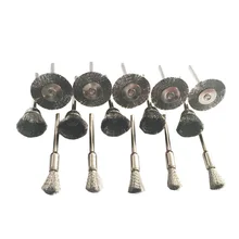 Набор для крестообразной обработки, только 3 мм, ручка, Проволочная кисть, кисть для полировки, чаша-фигурные макияжные кисточки, Т-фигурные макияжные кисточки, металлическая ржавчина, пульви