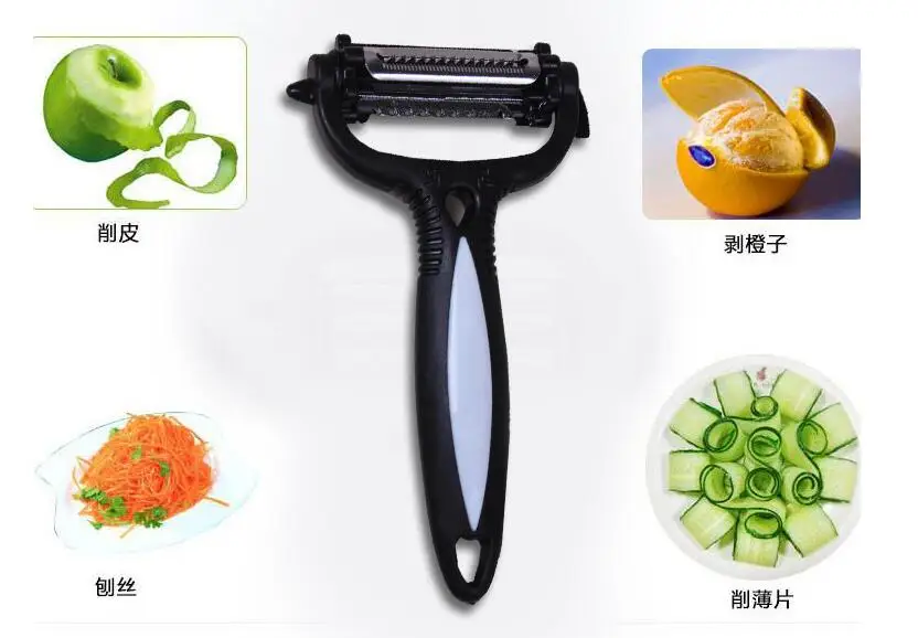 

Hot 360 Degree Multifunctional Rotary Kitchen Tool Vegetable Fruit Potato Carrot Peeler Grater Turnip Cutter Slicer Melon Gadget