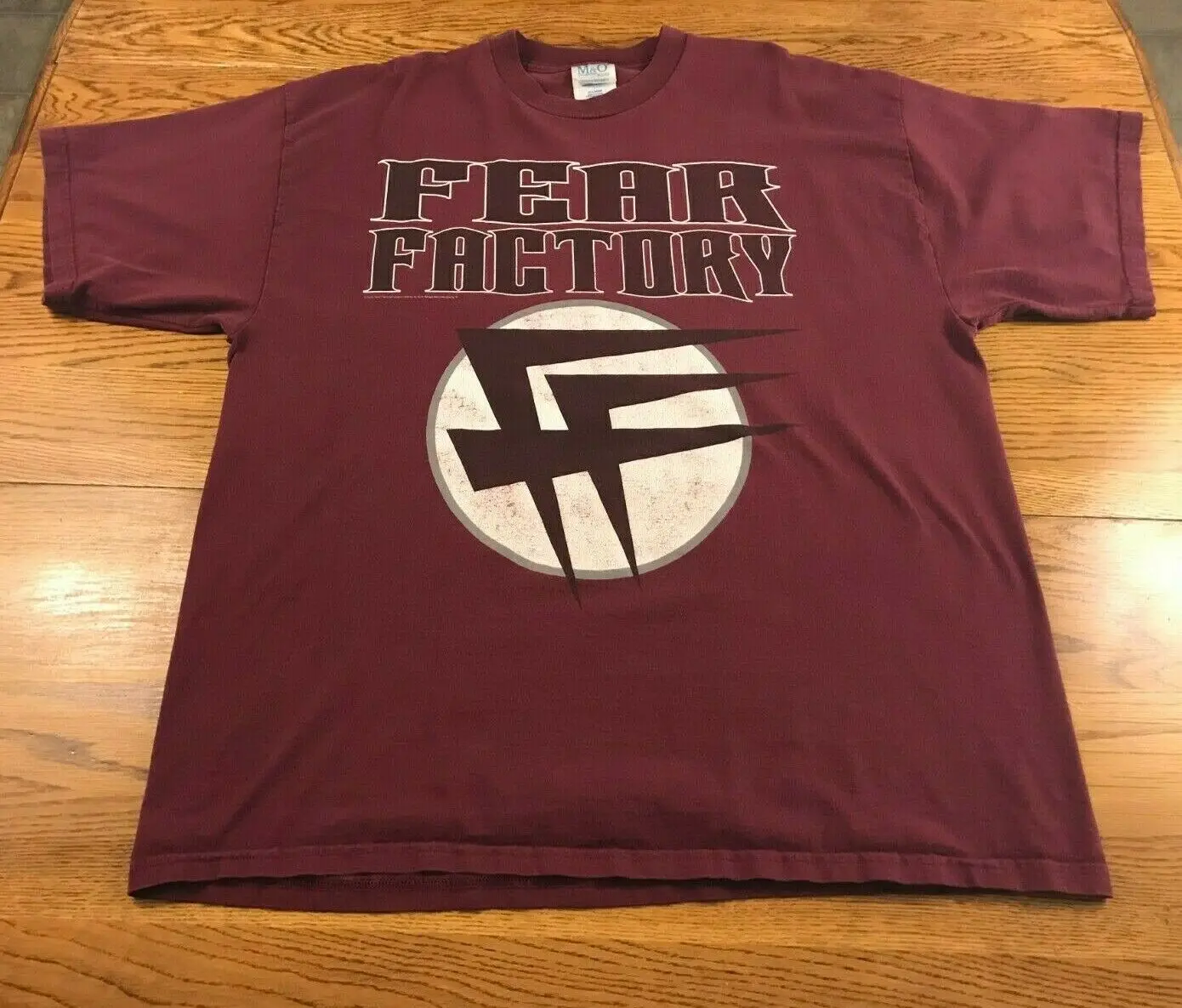 Vintage 2000 Fear Factory Concert Promo T Shirt Adult 2XL XXL Flaws Cute Tatoo Lover T-Shirt | Мужская одежда
