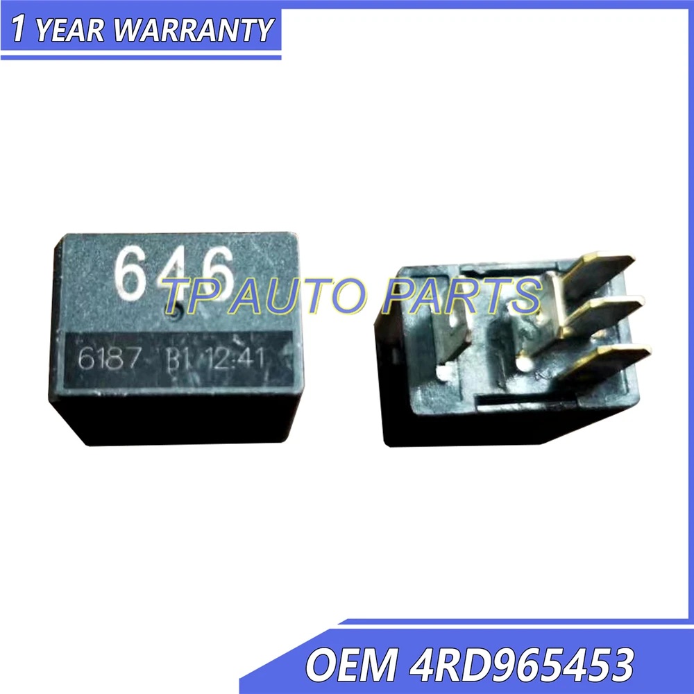 2 Pieces Relay Coolant Display Relay Fuse Relay OEM 4RD965453