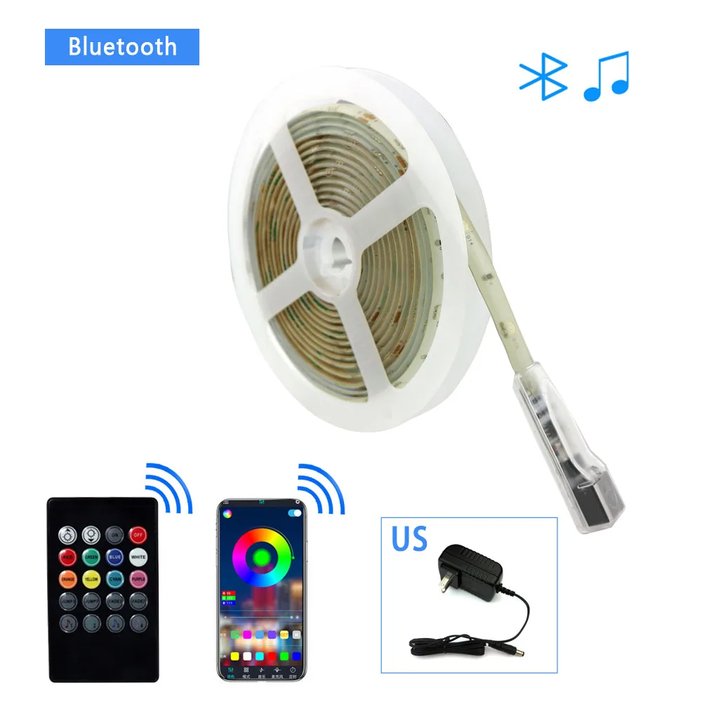 Прокладки СИД светильник, 3 м SMD5050 RGB светильник полоски с Bluetooth APP Дистанционное Цвет изменение веревка светильник s для вечерние, украшение дома