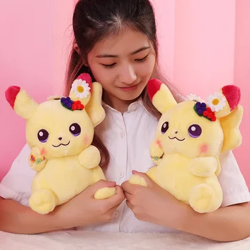 

New Pikachu Japan Anime Game Toys Cute Pikachu Plush Toys Lovely Anime Plush Doll Children's Gift Kids Cartoon Peluche