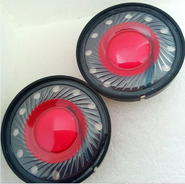 Headphone Speaker Unit 40mm For Beats Studio Headphone diy 32ohm Repair Parts Headset Driver With Noise reduction Red Film 2pcs