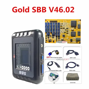 

DHL FREE SBB Key Programmer Gold SBB V46.02 Support Multi-Language Auto Silca SBB Programmer Immobilizer Transponder