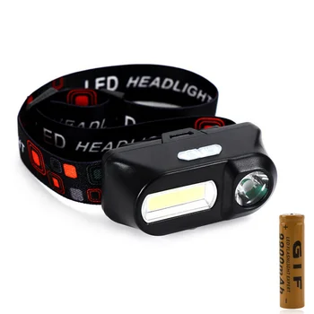 

New Hot 6 Modes USB Rechargeable COB LED Headlamp Torch Multifunction Flashlight Headlight USJ99